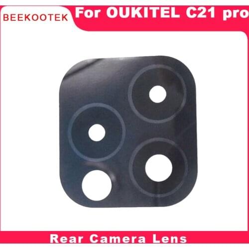 New Original Oukitel C21 pro Rear Back Camera Lens Glass Repair Replacement Parts For OUKITEL C21 Pro Smartphone