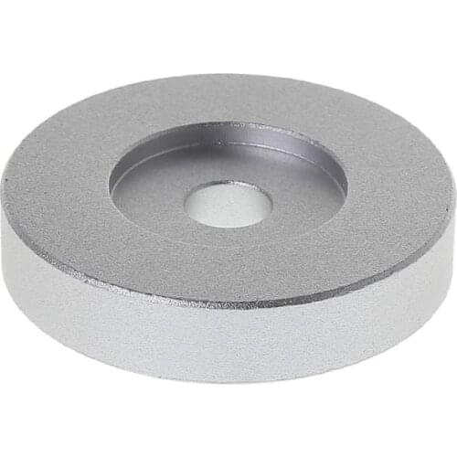 Record Turntable Adapter 45 RPM Aluminum Silver for 7" Vinyl Technics SL1200 Series
