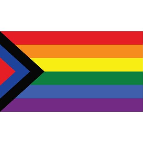 Yehoy hanging 90*150cm LGBT Social Justice Pride rainbow Flag For Decoration