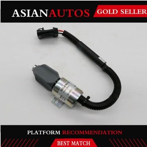 1700-4061 1753ES 12V Shutoff Solenoid Fit For Takeuchi TL140 54385992