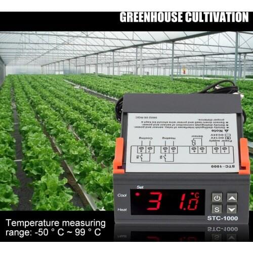 Newest Temperature Controller Thermostat Aquarium STC1000 Incubator Cold Chain Temp Wholesale Laboratories Temperature