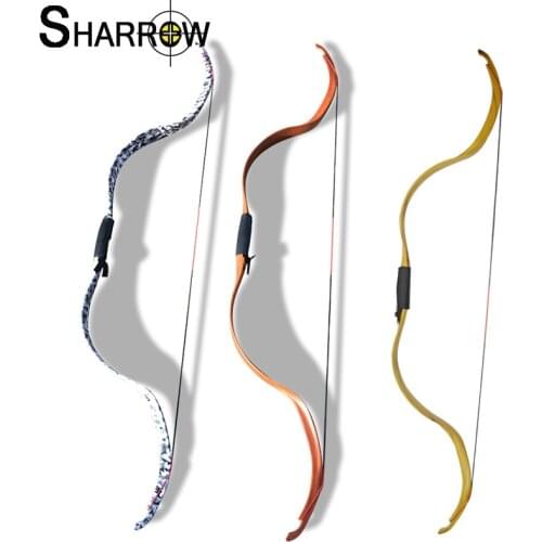 25lbs Archery Traditional Bow Recurve Bow Traditional Long Bow Hunting Bow For Outdoor Hunting Shooting Accessories