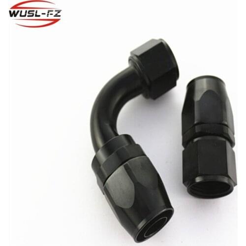 AN12 Straigh 90 Degree Oil Fuel Swivel Hose End Fittings AN Fittings Adapter Oil Fuel Reusable Fitting Hose Male Fitting