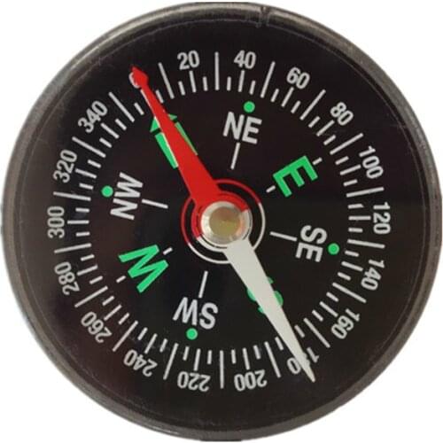 Outdoor 40mm Compass, High Precision Plastic Oiled and Portable Pocket Outdoor Compass Camping