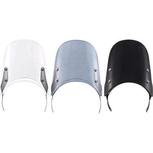 Retro 7.5" Windshield For Royal Enfield Classic 500CC Motorcycles Accessories Compact Sport Wind Deflector Screen