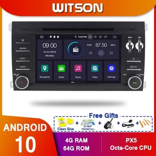 WITSON Android 10.0 Octa core(eight core) Car Dvd GPS Player For PORSCHE CAYENNE 2003-2010 4G RAM 64G ROM IPS TOUCH SCREEN