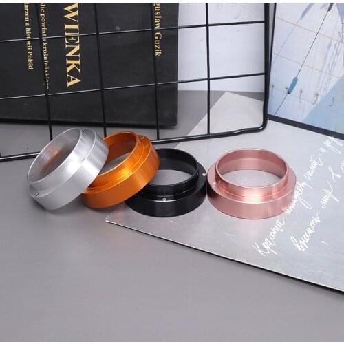 1pcs 51mm Stainless Steel Intelligent Dosing Ring Brewing Bowl Coffee Powder For Espresso Barista Funnel Portafilter