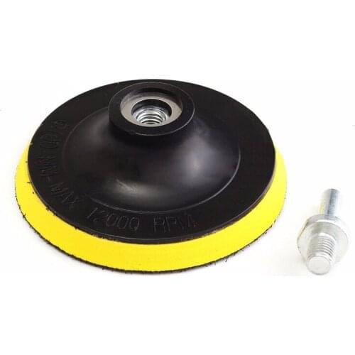 10Pcs 4'' 100mm 1000 Grit Hook And Loop Sand Paper Sanding Disc Sandpaper Sanding Discs For Polishing Tools + Backer Pad + Adapt