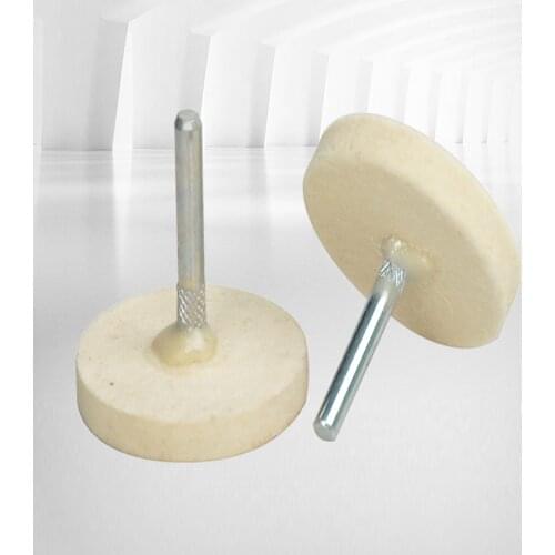 Free shpping of 10pcs/pack 25*5*3mm T type wool polishing wheel grinding head electric grinding head flat for metal wood polish