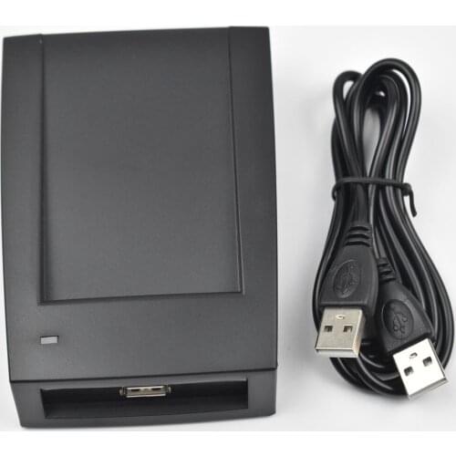 125KHz 13.56MHz RFID Reader USB Proximity Sensor Smart Card Reader no drive issuing device USB for Access Control