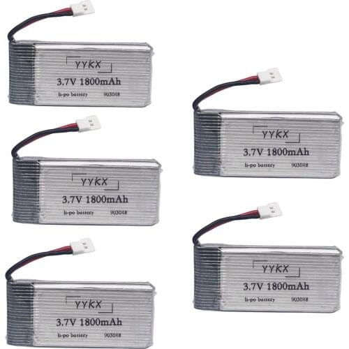 3.7V 1800mAh Lipo Battery For KY601S RC Quadcopter Toys Accessories Spare Parts lipo Battery 3.7v 1800 mah 903048 lipo batteries