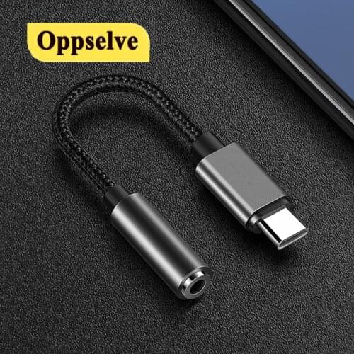 Type C to 3.5 mm Jack AUX Audio Cable For Earphone USB C to 3.5mm Headphones Adapter Original For Huawei Samsung Speaker Adapter