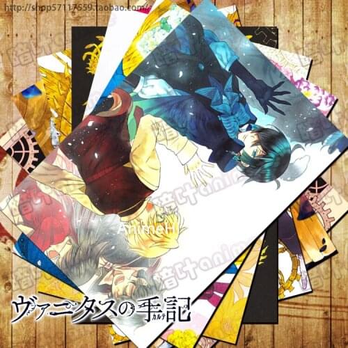 10 pcs/set Anime The Case Study of Vanitas posters wall pictures for Colletion A3 42x29CM Stickers