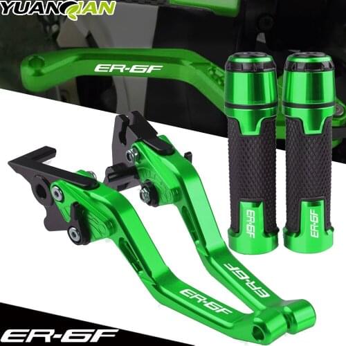 For KAWASAKI ER6F ER-6F ER 6N 2009-2017 Motorcycle Adjustable Short Adjustable Brake Clutch Levers handles 2010 2011 2012 2013