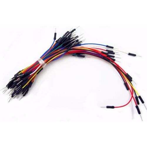 HAILANGNIAO 65pcs/LOT New Solderless Flexible Breadboard Jumper Cables