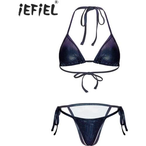 iEFiEL Striped Swimwear