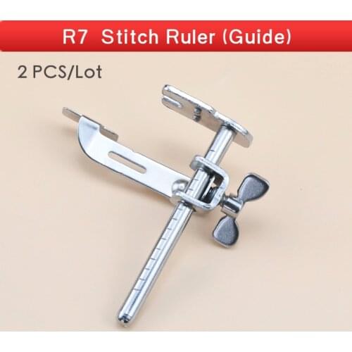 2 PCS R7(601) Stitch Ruler For Industrial Single Needle Lockstitch Sewing Machine Accessories Fabric Guide Parts