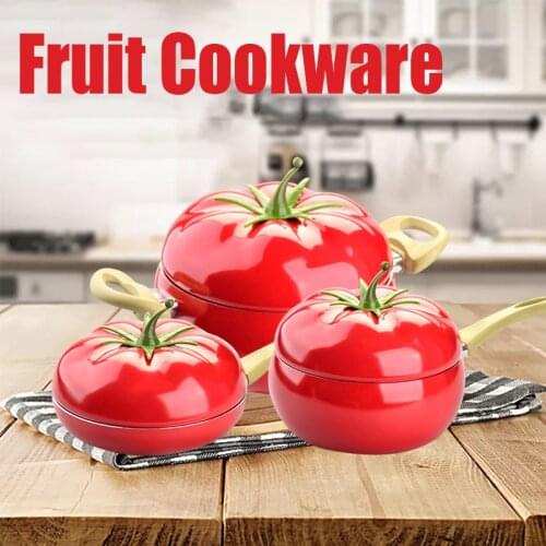 Fruit Cookware Saute pan Fry Pan Cooking Pot Sauce Pot Saucepan Pan Induction Cooker Pot Gas Stove Pan Aluminium skillet