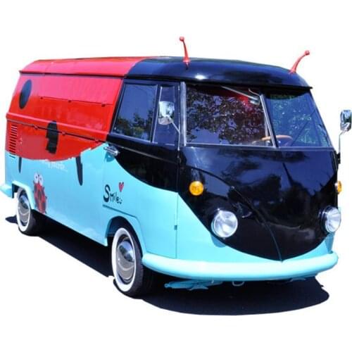 Best seller ladybug shapes Electric fast food ice cream fruits mobile food cart truck