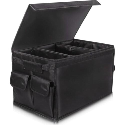 Multi-function Folding Storage Box With Non-slip Bottom For Car Removable Cover High Quality Oxford Cloth