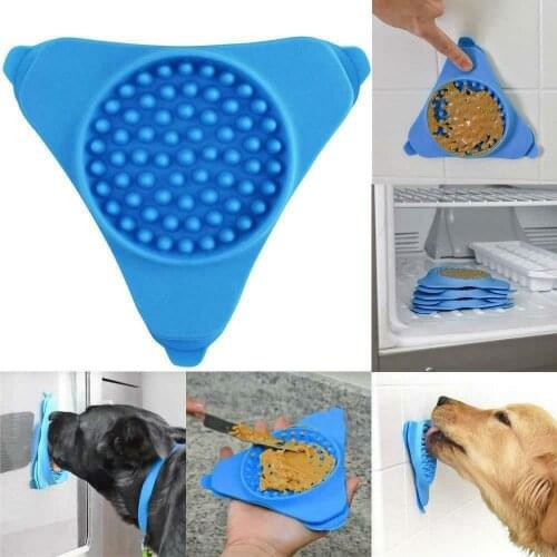 Pet Bath Treater Wall Mounted Dispensing Mat Pet Bathing Dog Training Lick Distract Silicone Cup Bowl