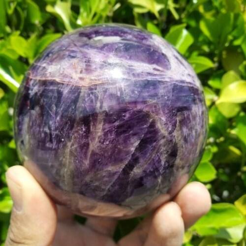 Natural Dream amethyst Sphere Ball Gemstone Healing Reiki 1000g