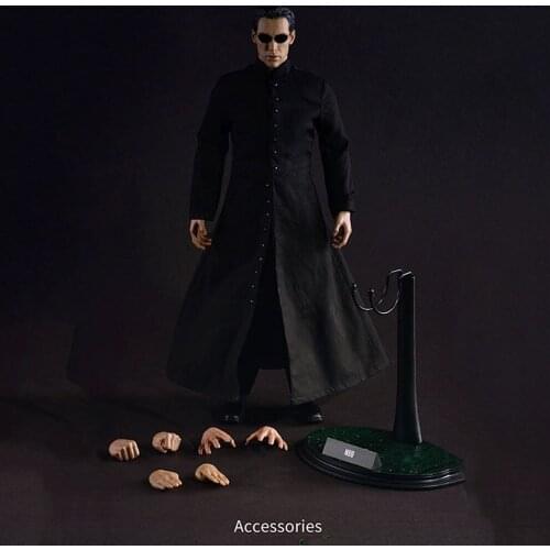 REDMAN TOYS RM046 1/6 Scale THE ONE Cyber Killer 12'' Keanu Reeves Soldier Action Figure Model for Fans Gifts