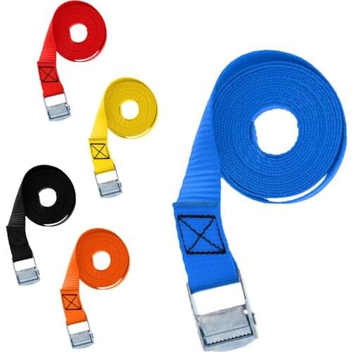Heavy Duty 5m X 25mm Cam Buckle Tie Down Kayak Trailer Cargo Lashing Strap Surfboard Kayak Lashing Strap