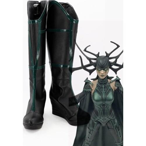 Thor 3 Cosplay Ragnarok Goddess Of Death Hela Boots Cosplay Shoes For Adult Women European Size Halloween Cosplay