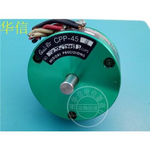 [VK] Used GreenPot CPP-45B 1K double-shaft potentiometer with gear switch