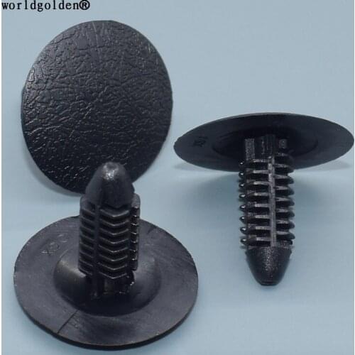 Worldgolden 100pcs auto clip Trim Panel & Hood Insulation Retainer for Ford N802734S; GM 22718305