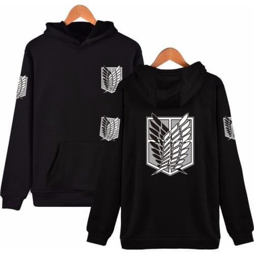 Japan Anime Attack On Titan Hoodies Sweatshirts Coat Halloween Party Eren Hoodies Costume Legion Clothing Pullover Hoodies