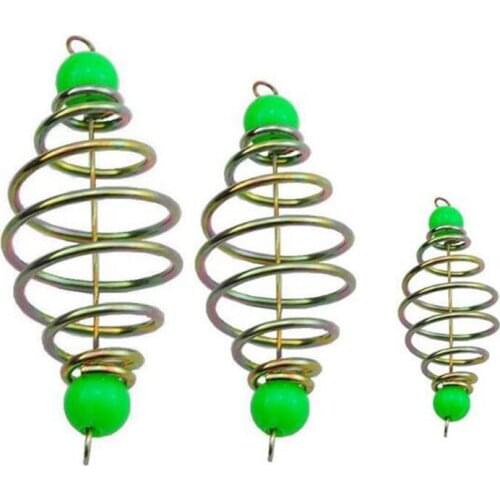 10pcs/lot Carp Fishing Feeder Spring Swivel Bait cask Hanging Tackle Fishing Tools Accessories