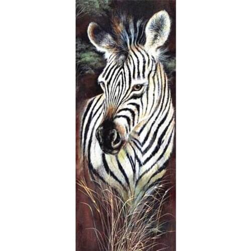 5D Diamond Painting Kits Zebra Full Round Diamond Embroidery Animals Picture of Rhinestone Cross Stitch Home Decoration Painting