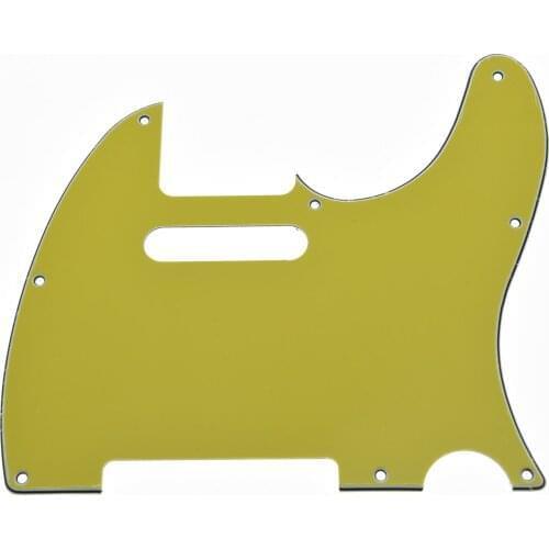 8 Hole TL Scratch Plate Guitar Pickguard Purple (Yellow Orange Green Blue Pink Red)3 Ply