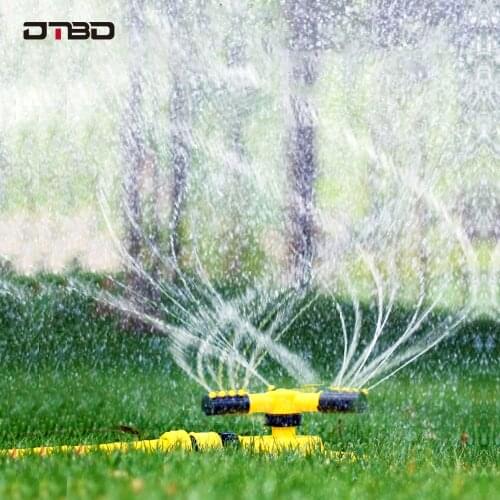 DTBD 360 Degree Automatic Garden Sprinklers Watering Grass Lawn Rotary Nozzle Rotating Water Sprinkler System Garden Supplies