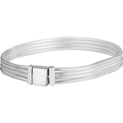 CKK Bracelet for women Men Multi Snake Chain Reflexions Bracelets Pulseira Feminina Masculina Silver 925 Sterling jewelry