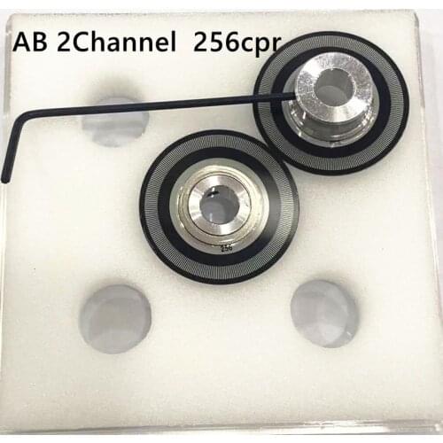 Encoder disc sensor for heds-9700#F50 HEDS9700F52 256CPR AB/ 2channel grating counting disc outside diameter25.4mm