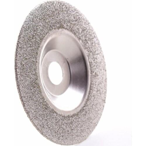 4" 60Grit Diamond Coated Grinding Disc Wheel For Angle Grinder Coarse Glass Lapidary Saw Blades Rotary Abrasive Tools NEW