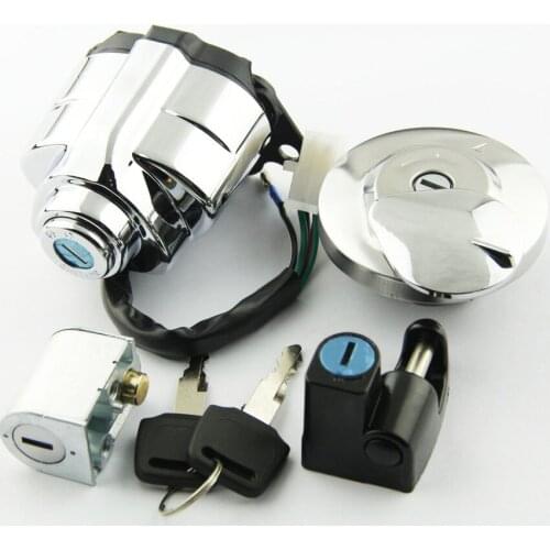 Motorcycle Ignition Switch Seat Lock Key Fuel Gas Cap Set For Honda VT250 Magna 250 1995 1996 1997 Steed 400 VT600 Shadow 400