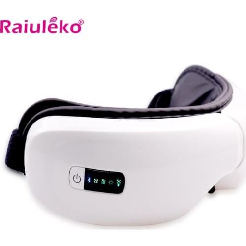 Eye Massager 4D Smart Airbag Vibration Eye Massager Heating Therapy Foldable Eye Massage Music Bluetooth Eye Fatigue Relieve