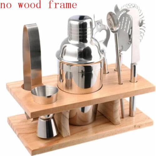 1Set Cocktail Shaker Bar Set Stainless Steel Bartender Kit Mixer Drink Bartender BrowserKit Bars Set Tool Accessories Tools