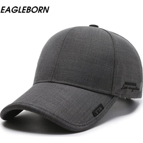 New Hat Men Baseball Cap Simple Letter Embroidery Baseball Cap Fashion Casual Dad Hat Sun Hat Men Middle-aged Elderly Mature
