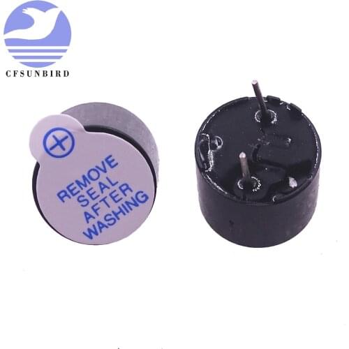 New Arrival 10pcs 5v Active Buzzer Magnetic Long Continous Beep Tone 12*9.5mm