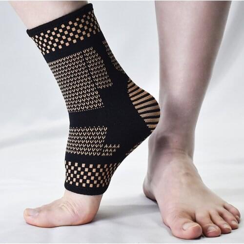NEW Ankle Support Pressure Breathable Nylon Copper Fiber Knitted Sports Protective Ankle Protector