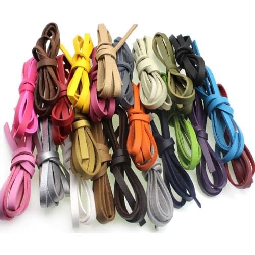 3 4 5 8 12 20 mm Width Single Side Soft PU leather Cord Strap String Rope For DIY Bracelet Necklace Jewelry Making Accesories