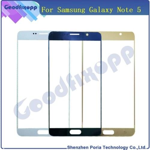 Front Outer Glass Lens for Samsung Galaxy Note 5 N920 N920A N920T LCD Display Touch Screen Display Replacement