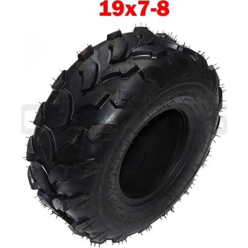 ATV 19x7.00-8 19x7-8 inch tyres tubeless tires for 150cc 250cc four wheel vehcile motorcycle front wheels vacuum tire