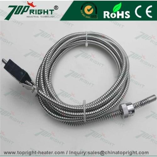 J type high temperature thermocouple use in aluminium manufacturer