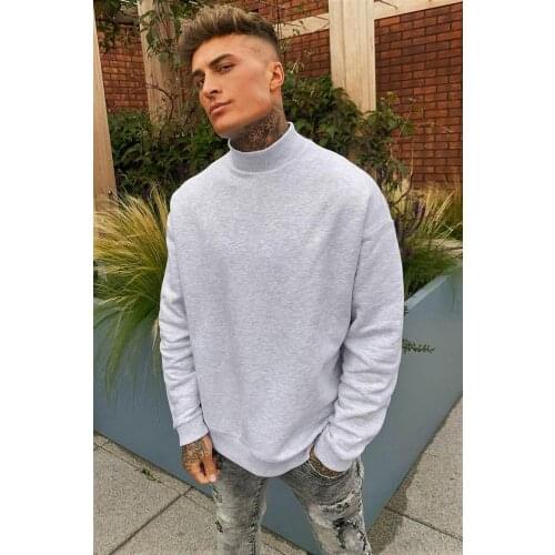 Wayne Half Turtleneck Comfort Fit Basic Sweatshirt